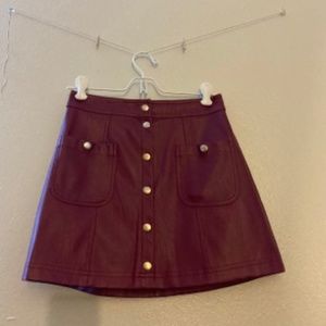 Forever 21 Faux Leather Skirt